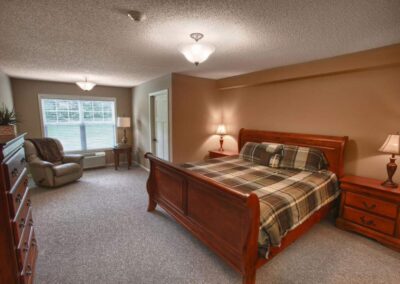 Interior of Senior Living Community Bedroom