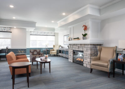 interior of a senior living apartment